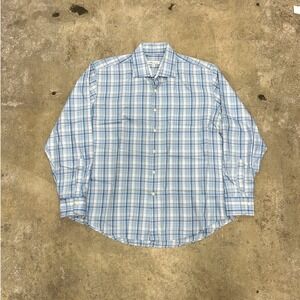 Peter Millar Cotton Button Down Shirt Mens Size XL Long Sleeve